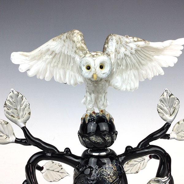 Owl Perfume Bottle by Oksana Puzhalova